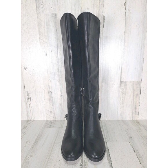 Karl Lagerfeld Paris Shay Over-The-Knee Boots Womens Black Size 7M Dark Romantic - Picture 16 of 16